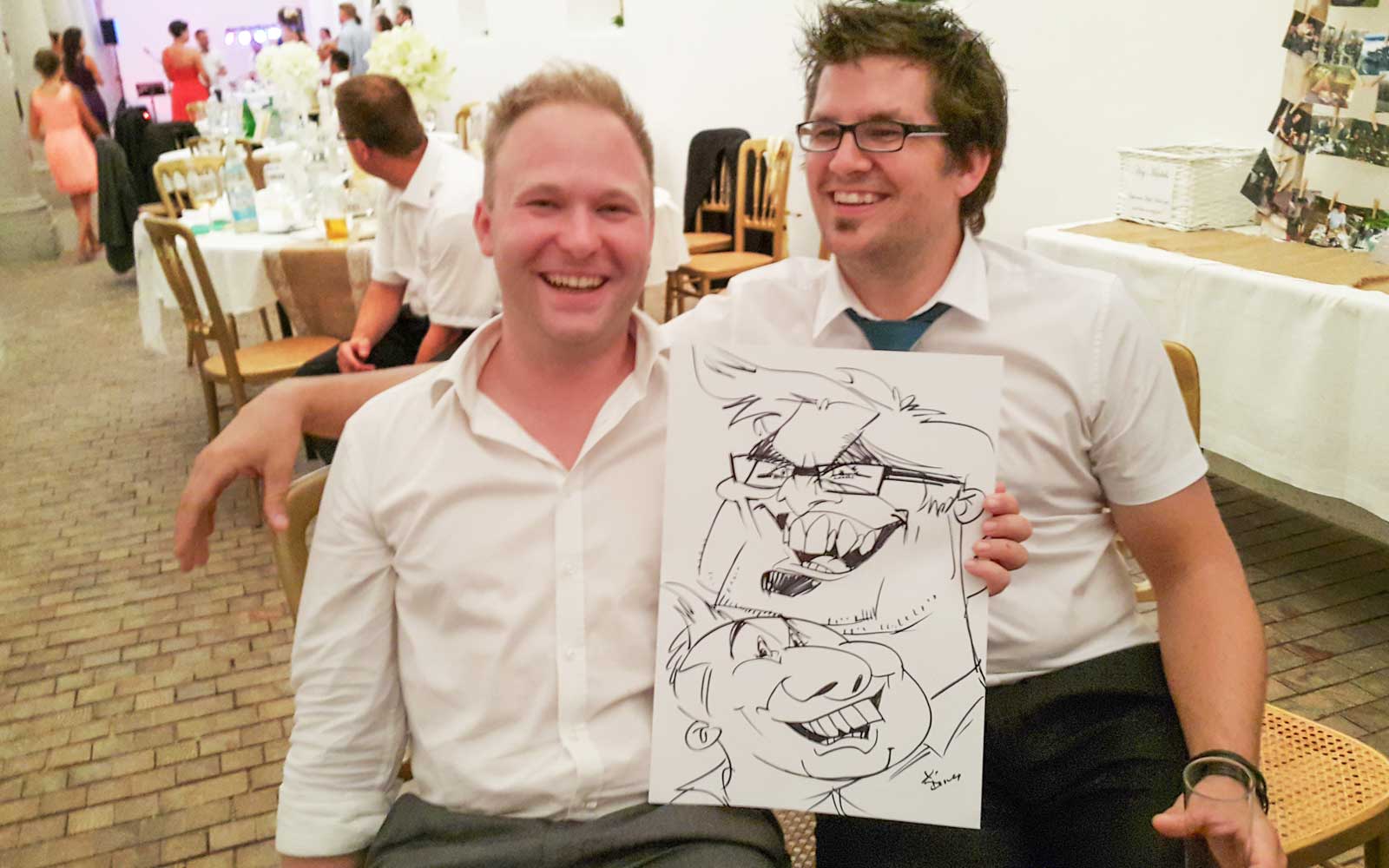 Karikaturist und Schnellzeichner für Sommerfeste in Klagenfurt